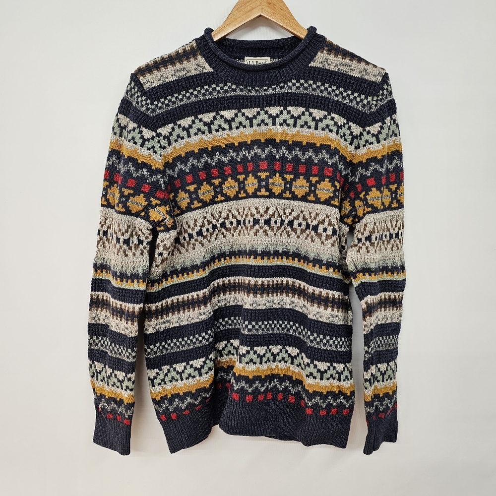 L.L. Bean Sweater, Size Large, 100% Organic Cotten